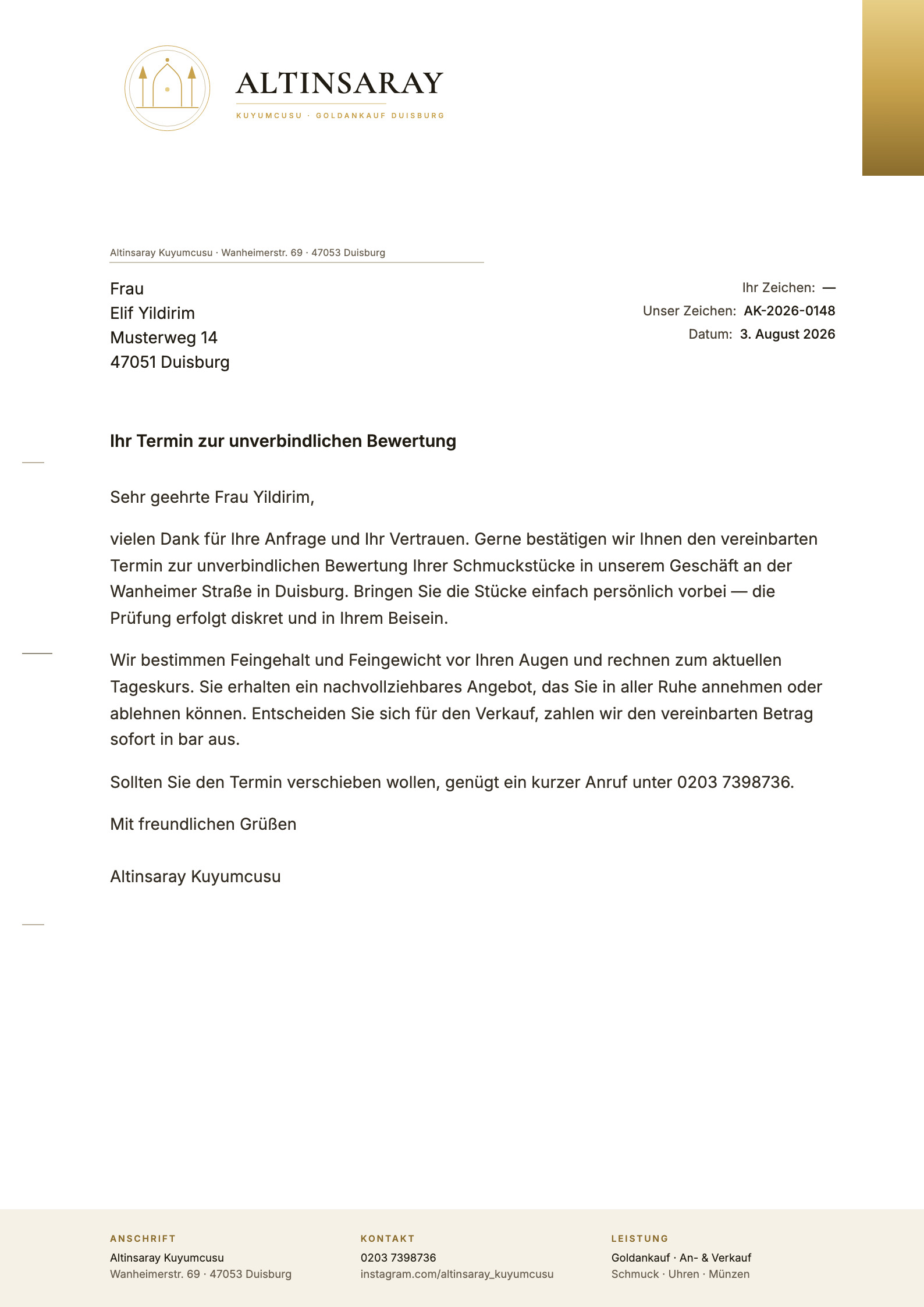 Briefbogen Konzept 2