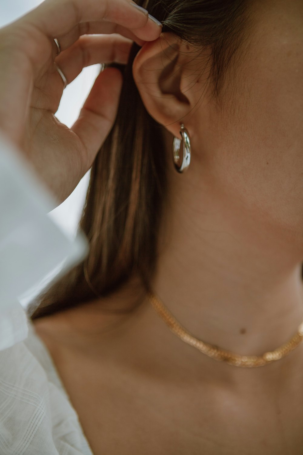 Getragener Goldschmuck